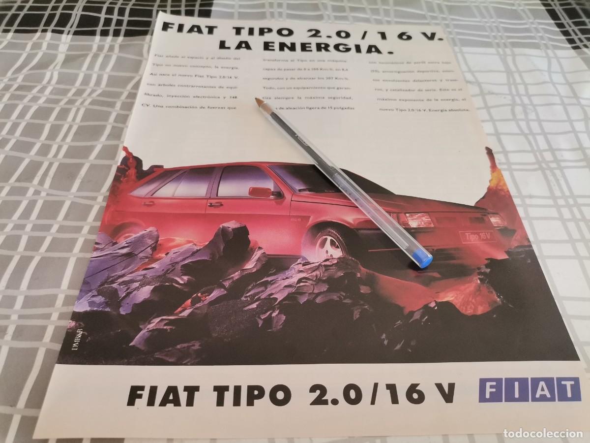 Coches y Motocicletas: COCHE FIAT TIPO 2.0 16V ANUNCIO PUBLICIDAD REVISTA 1992
