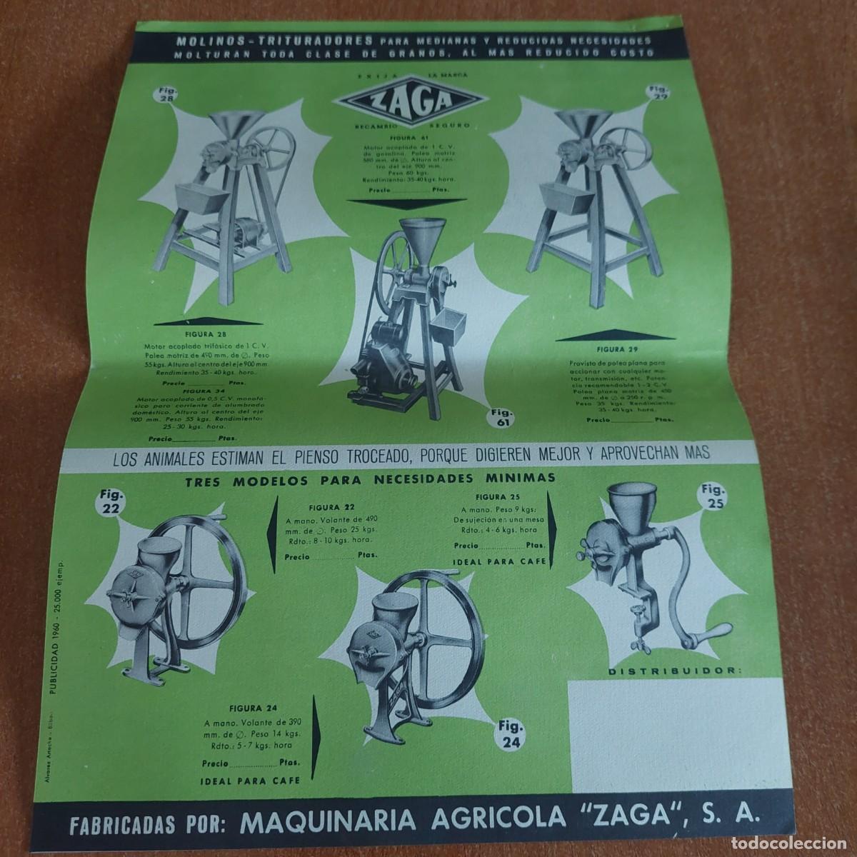 Automobili e Motociclette: Hoja publicidad Zaga molinos trituradores