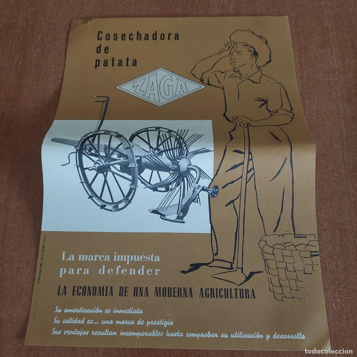Automobili e Motociclette: Hoja publicidad Zaga Durango Vizcaya Cosechadora de patata