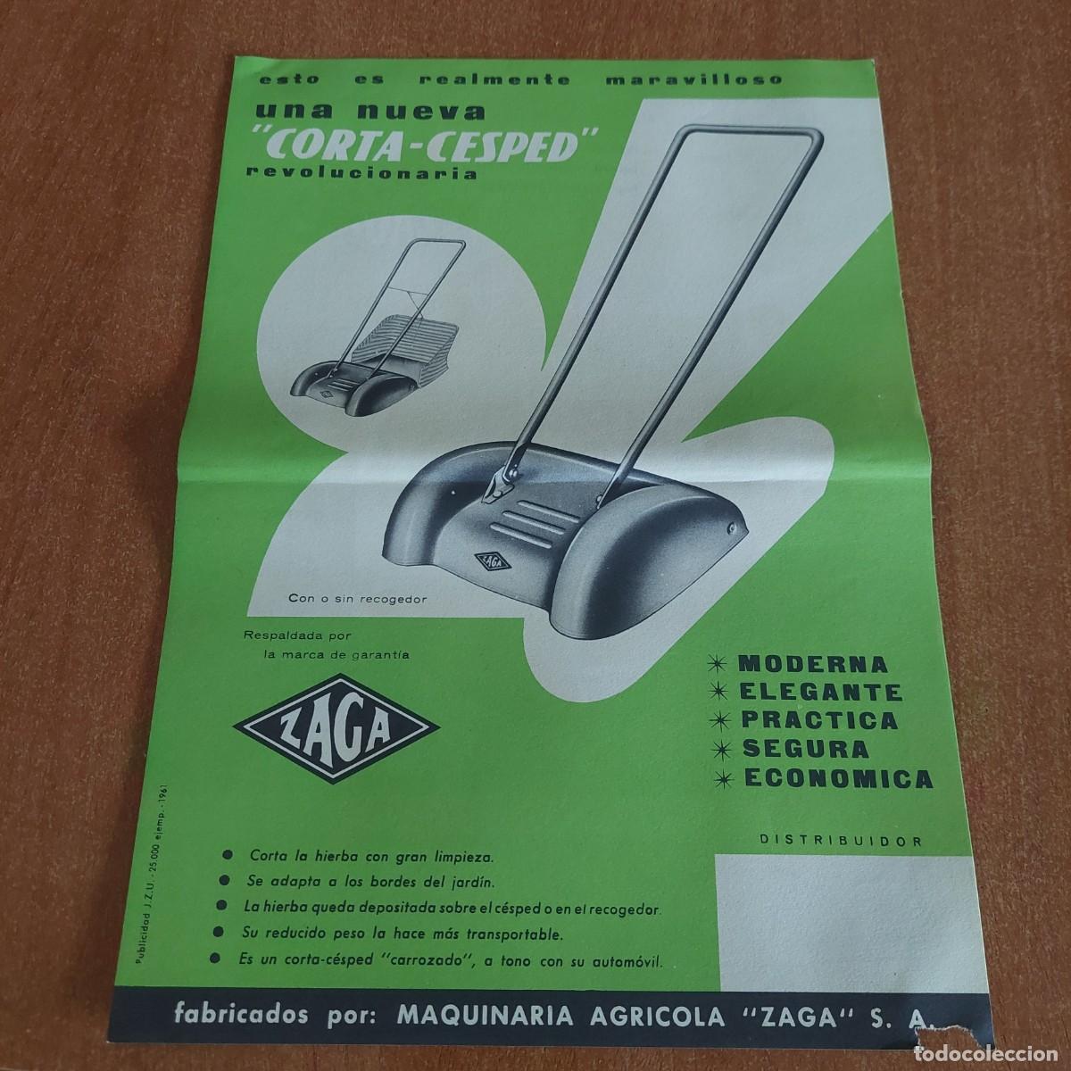 Automobili e Motociclette: Hoja publicidad Zaga Durango Vizcaya Cortadora de cesped