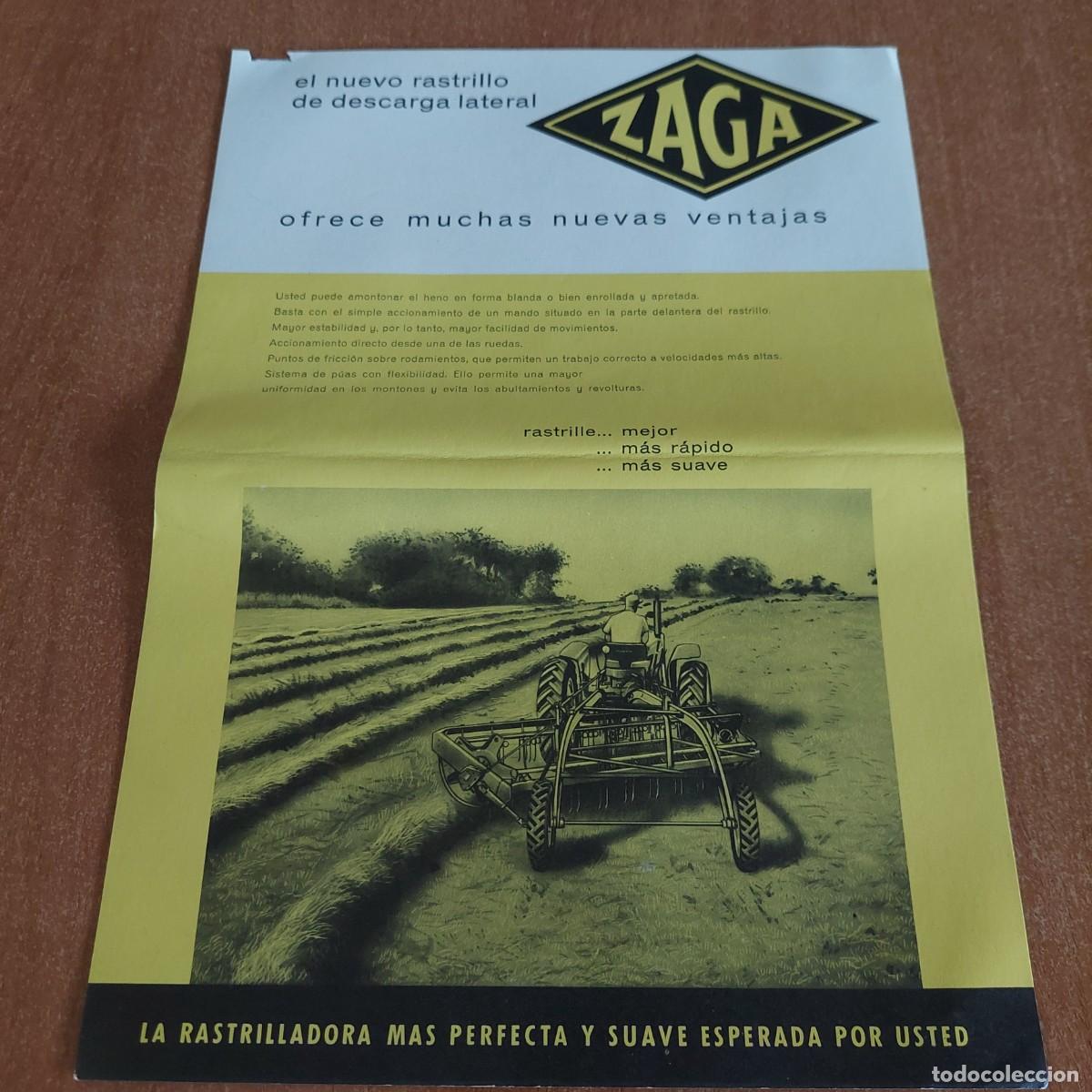 Automobili e Motociclette: Hoja publicidad Zaga Durango Vizcaya Rastrillo descarga lateral