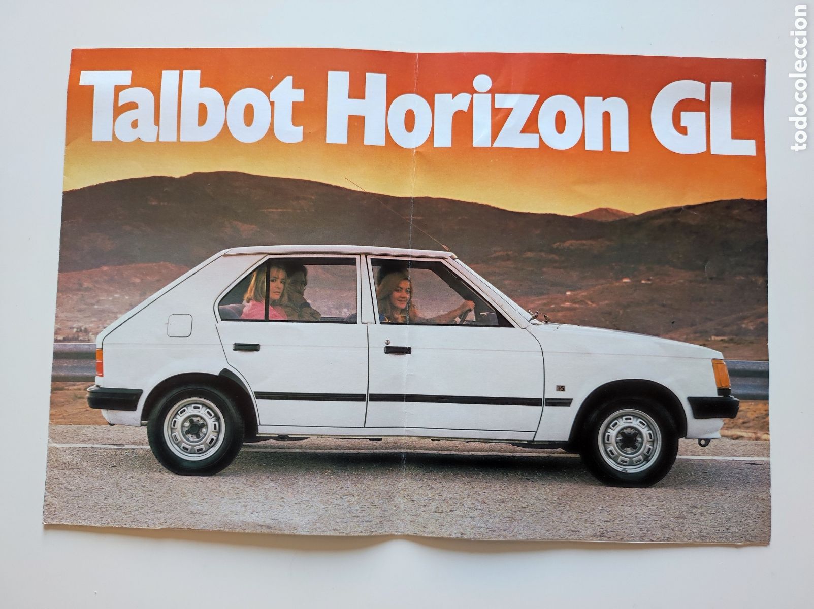 Cars and Motorcycles: Antiguo catalogo coche Talbot horizon GL