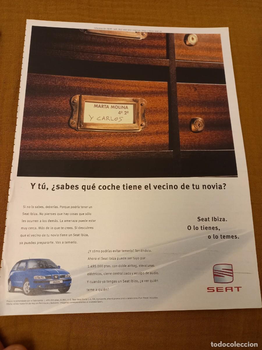Coches y motocicletas: PUBLICIDAD AUTOMOVILES. ANUNCIO SEAT IBIZA