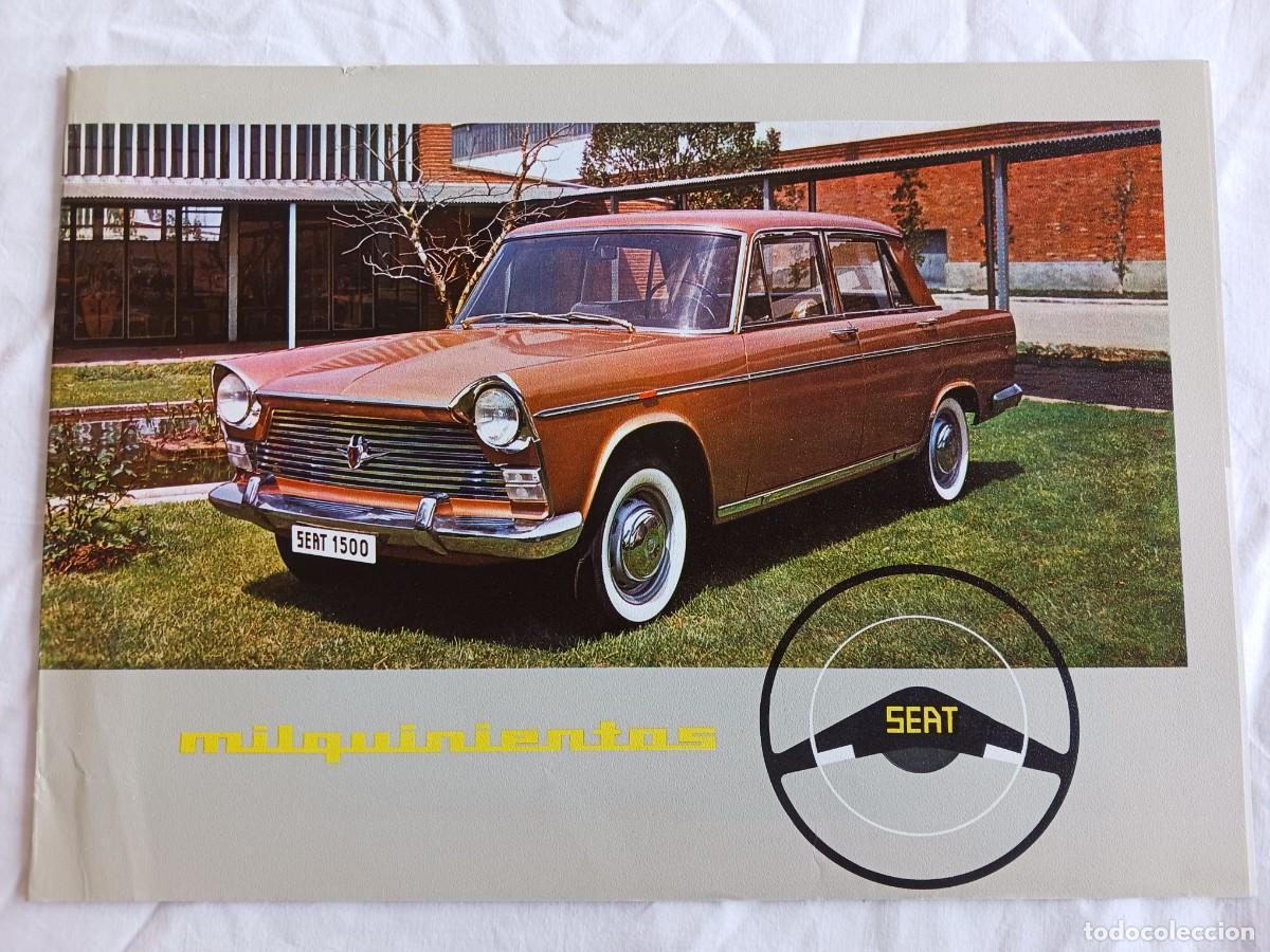 Coches y motocicletas: CAT&Aacute;LOGO SEAT MILQUINIENTOS (1966) - PUBLICIDAD SEAT 1500