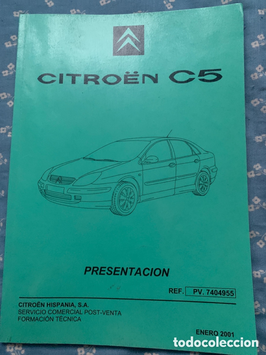 Coches y Motocicletas: Libro de presentaci&oacute;n t&eacute;cnica Citroen c5 serie 1