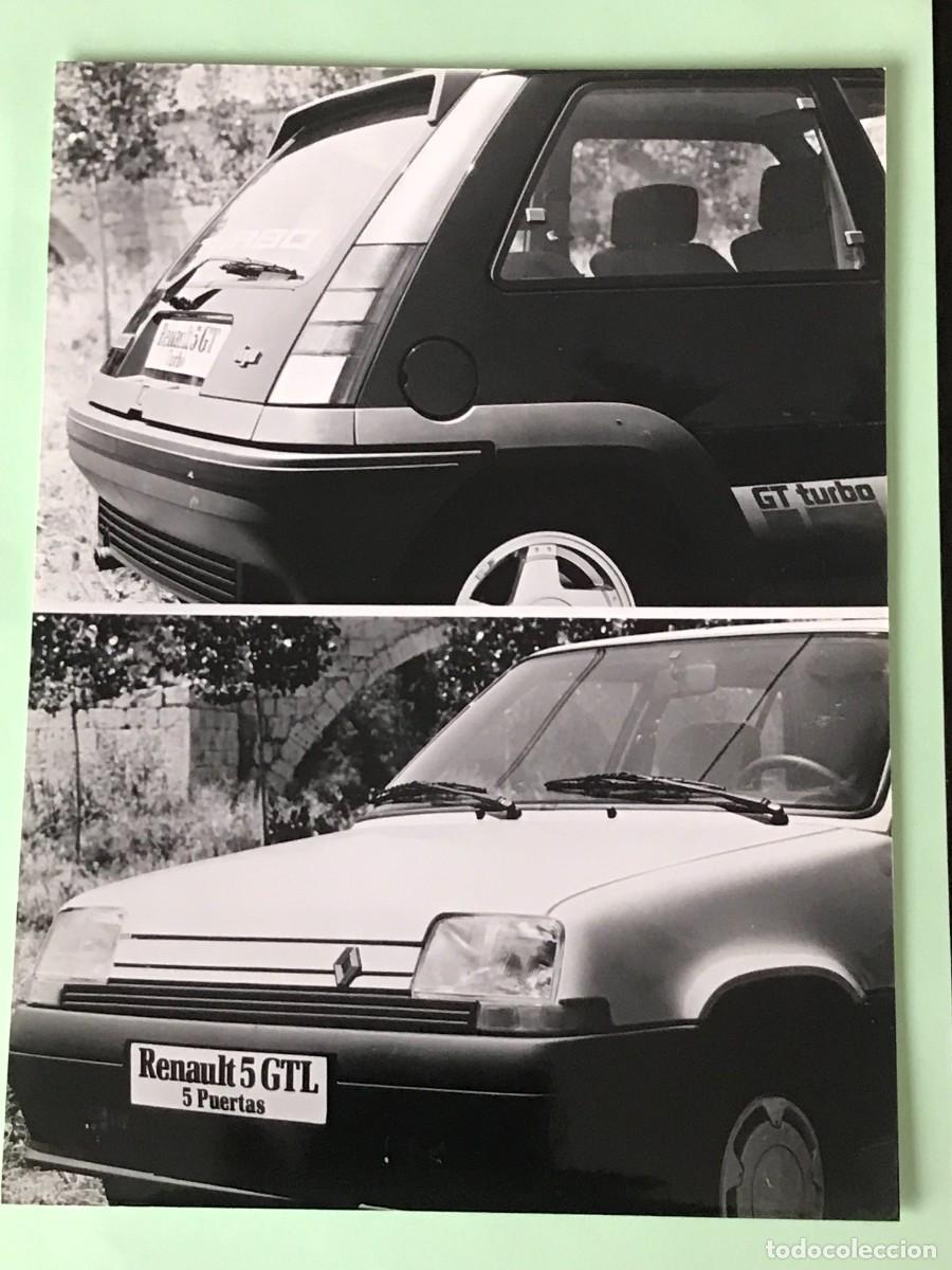 Coches y motocicletas: RENAULT 5 SUPERCINCO SUPER GTL GT TURBO - FOTO PRENSA ORIGINAL - A&Ntilde;OS 80 - 18x24
