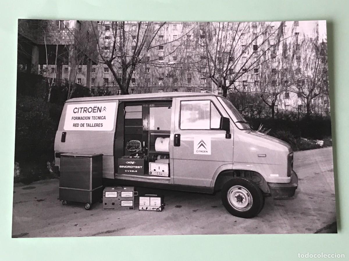 Coches y Motocicletas: CITROEN C-25 FORMACION TALLERES FURGONETA VAN - FOTO PRENSA ORIGINAL - A&Ntilde;OS 80 - 13x18
