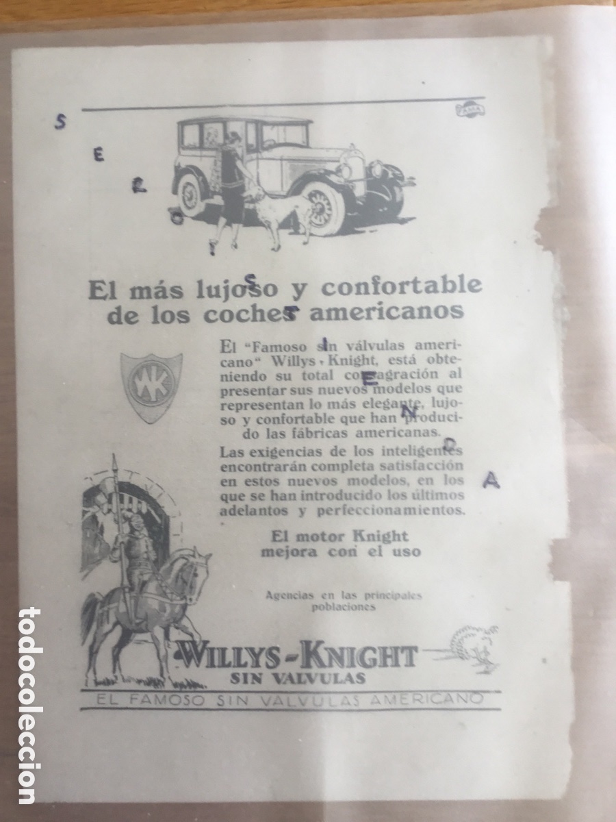Coches y Motocicletas: - AUTOMOVILISMO - COCHES ANTIGUOS - Anuncio de WILLYS-NIGHT