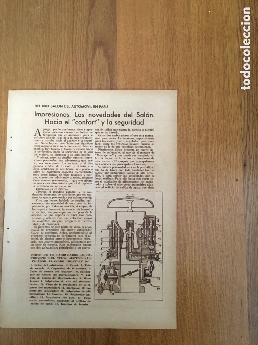 Coches y Motocicletas: - AUTOMOVILISMO - 39 Sal&oacute;n del autom&oacute;vil de Paris. Hacia el confort y la seguridad