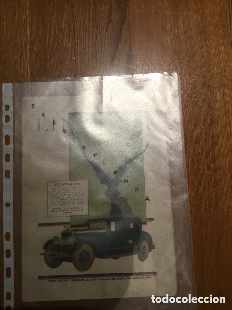 Coches y Motocicletas: - AUTOMOVILISMO - LINCOLN. 1927