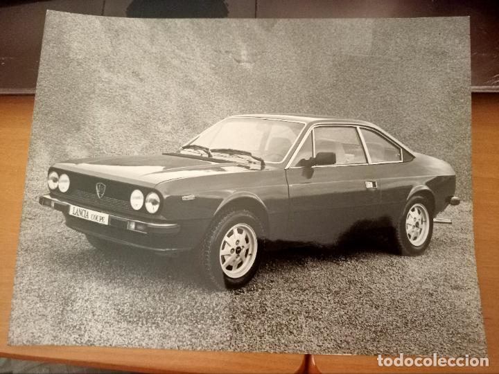 Coches y Motocicletas: LANCIA COUPE 1975 LAMINA ILUSTRADA LANZAMIENTO 24 X 18 CM FRONTAL