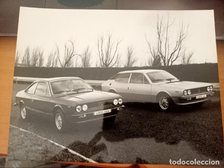 Coches y Motocicletas: LANCIA COUPE 1975 LAMINA ILUSTRADA LANZAMIENTO 24 X 18 CM FRONTAL COCHES