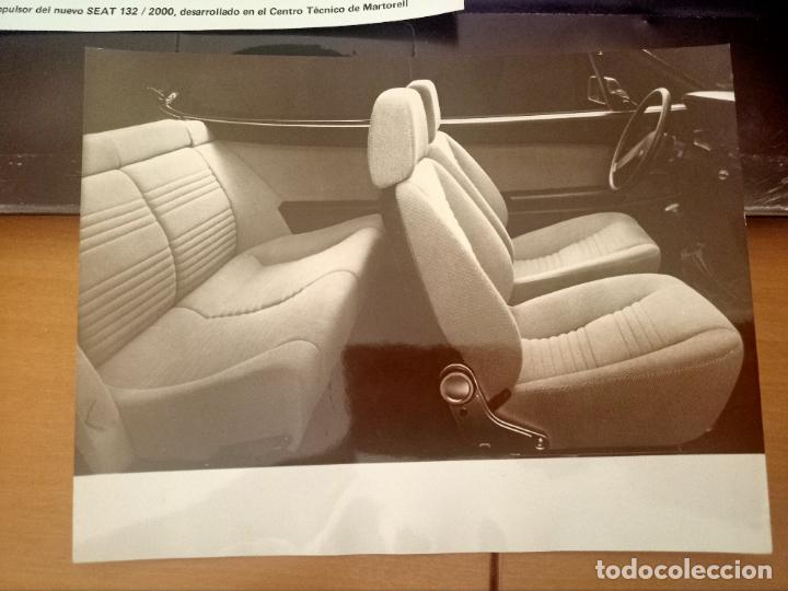 Coches y Motocicletas: LANCIA COUPE 1975 LAMINA ILUSTRADA LANZAMIENTO 24 X 18 CM ASIENTOS INTERIOR