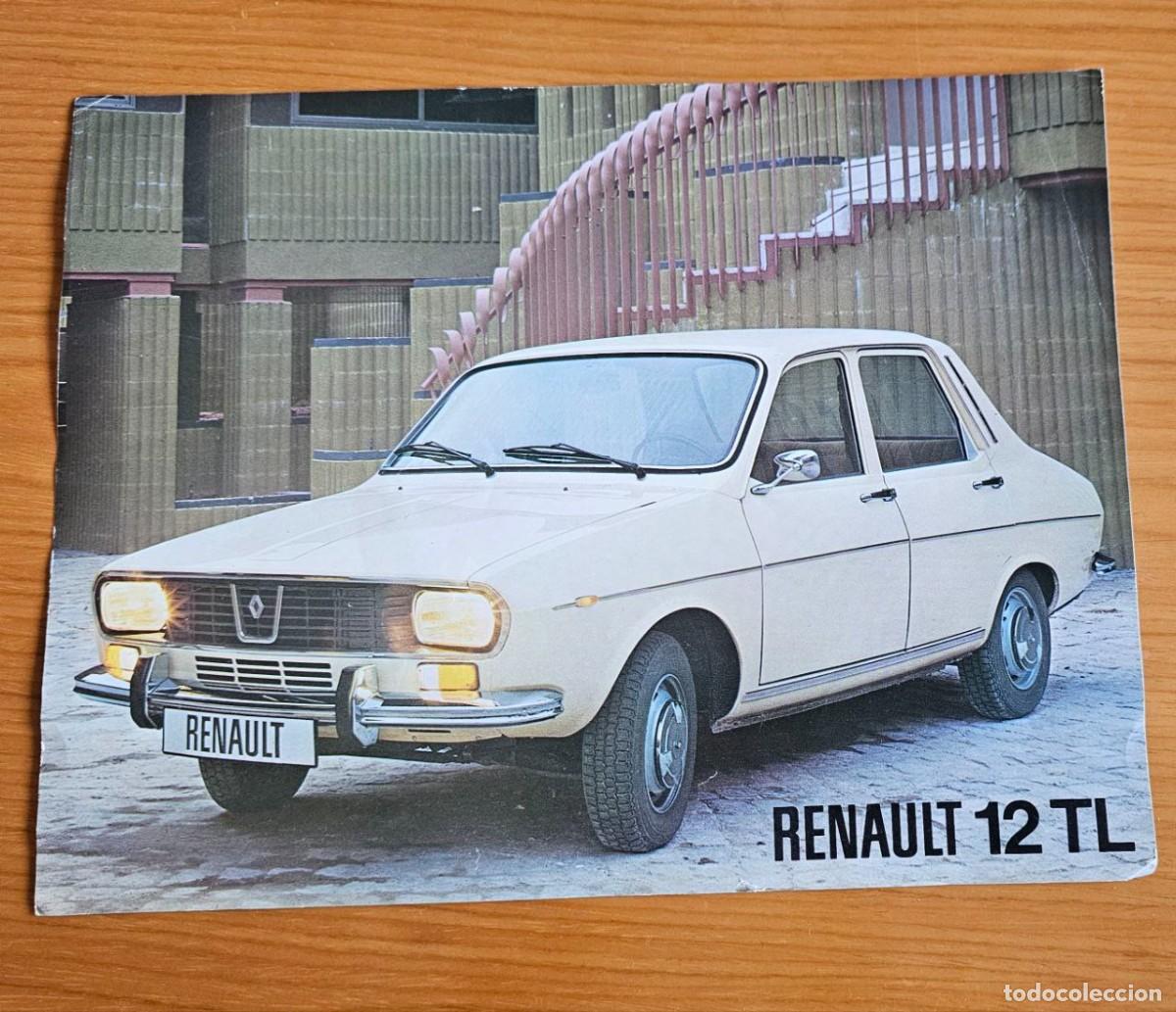 Coches y motocicletas: Folleto Renault 12TL