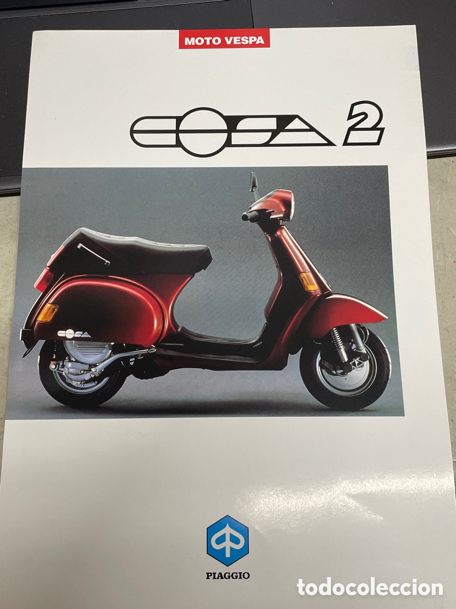 Coches y Motocicletas: (M69) CATALOGO ORIGINAL MOTO VESPA COSA 2 PIAGGIO, BUEN ESTADO