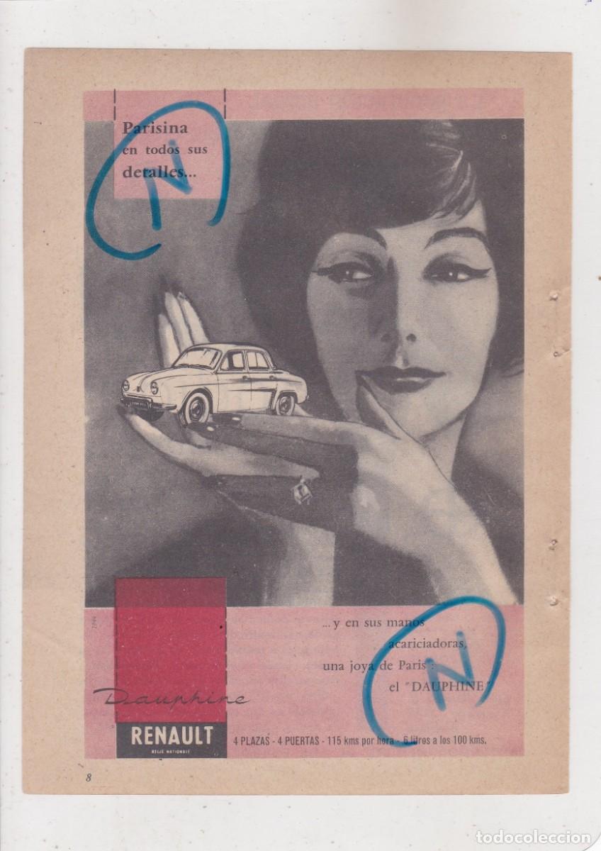 Automobili e Motociclette: PUBLICIDAD 1959. ANUNCIO COCHE RENAULT DAUPHINE