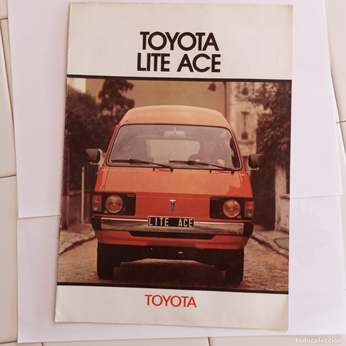 Coches y Motocicletas: ANTIGUO CATALOGO FOLLETO OFICIAL DE VENTA DEL TOYOTA LITE ACE A&Ntilde;OS 70