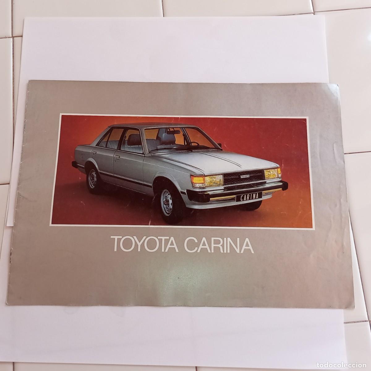 Coches y Motocicletas: ANTIGUO CATALOGO FOLLETO OFICIAL DE VENTA DEL TOYOTA CARINA A&Ntilde;OS 70