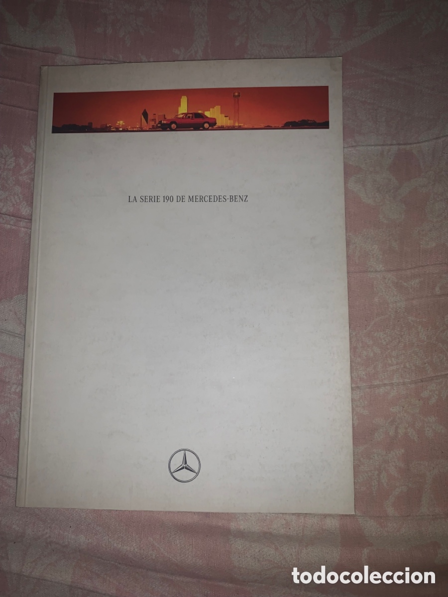 Carros e motociclos: Manual comercial original MERCEDES BENZ SERIE 190