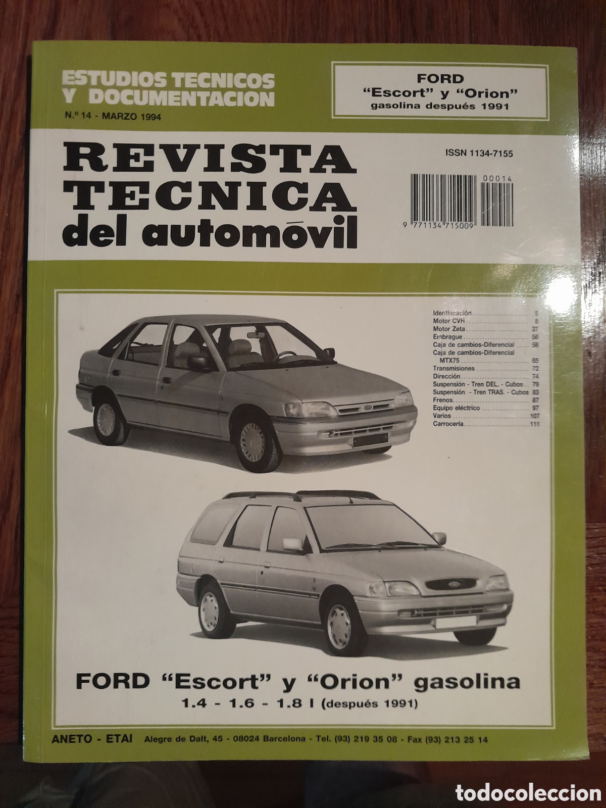 Automobili e Motociclette: Revista ford escort y orion