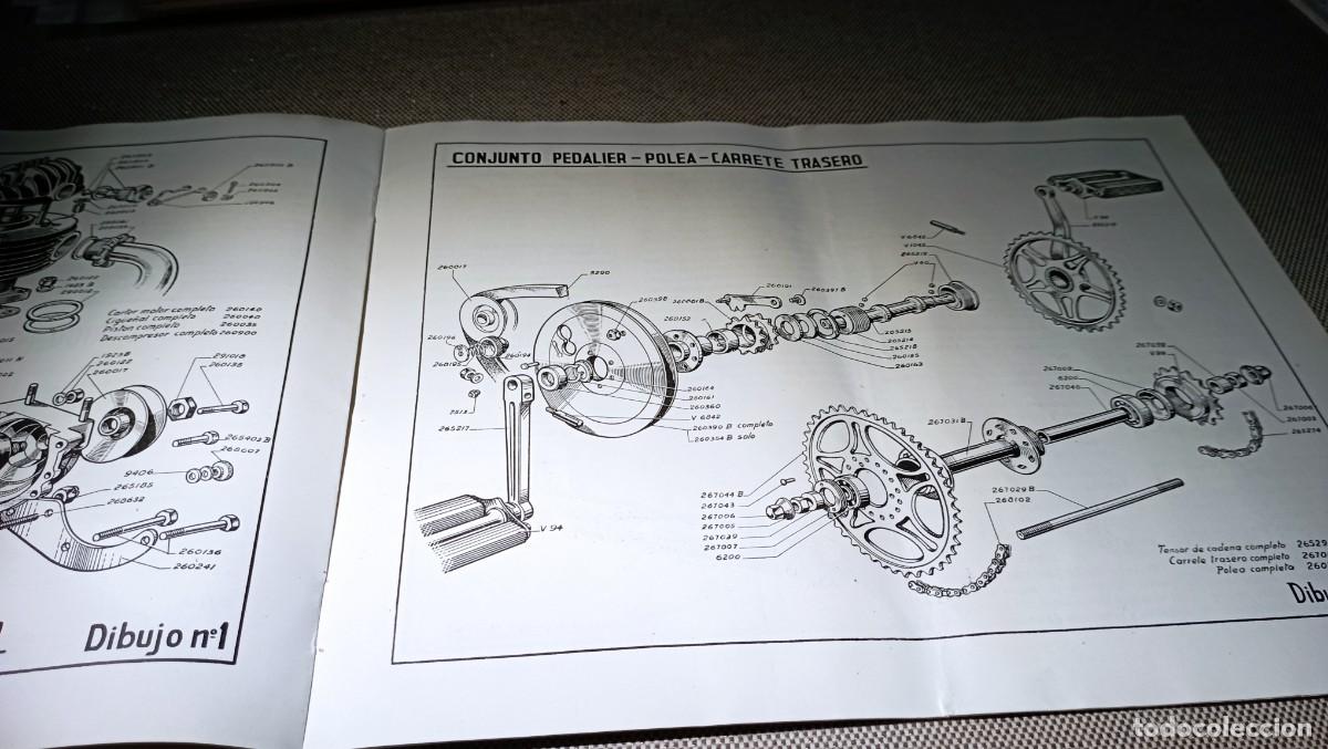 Automobili e Motociclette: CICLOMOTOR MOBYLETTE G.A.C. CATALOGO DE PIEZAS SUELTAS.