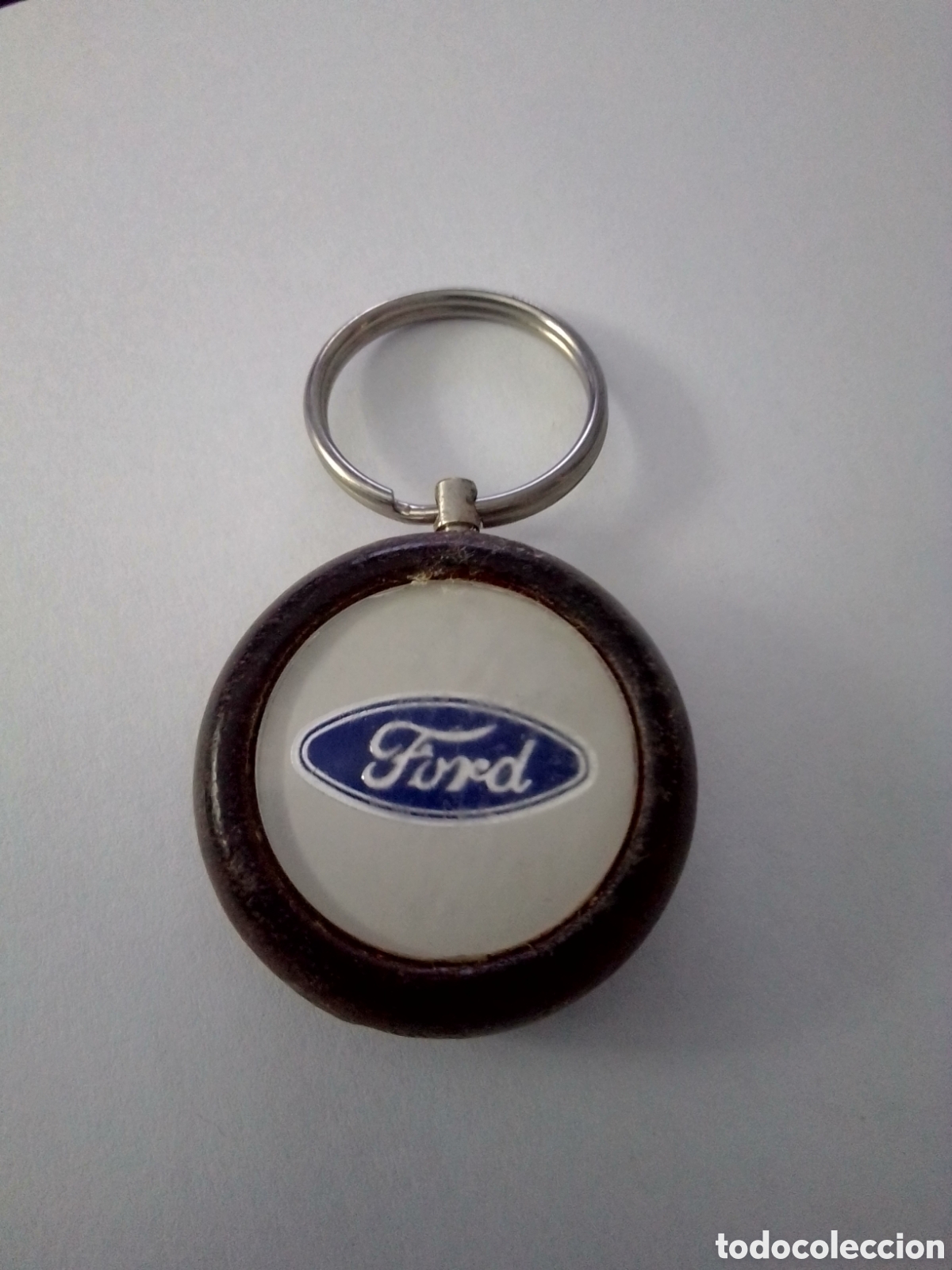 Coches y motocicletas: PUBLICIDAD 000 LLAVERO FORD TALLER 6,50X3,50CM COCHE MOTOR RETRO VINTAGE