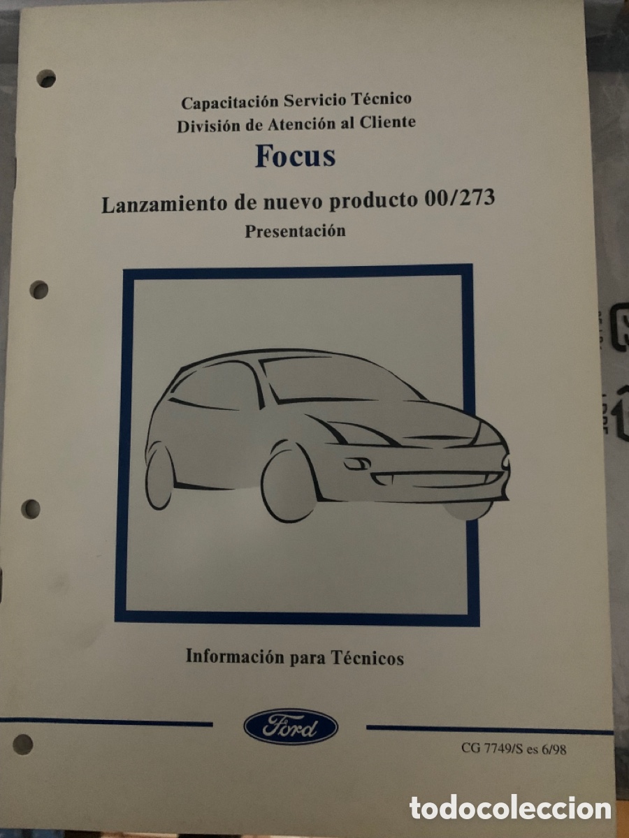 Carros e motociclos: Manual de formaci&oacute;n t&eacute;cnica Ford Focus MK1