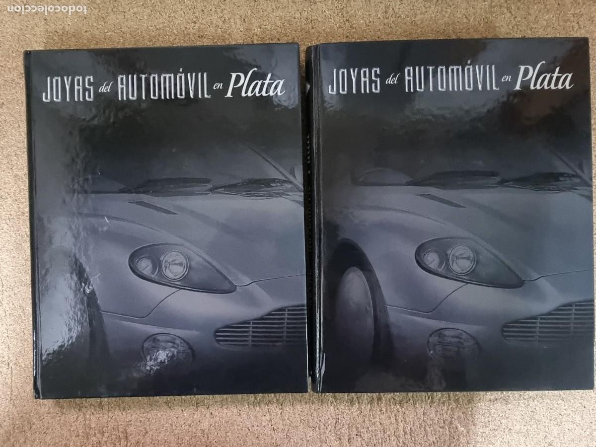 Coches y motocicletas: Joyas del Automovil en Plata.2 Tomos con los Fasciculos.Altaya