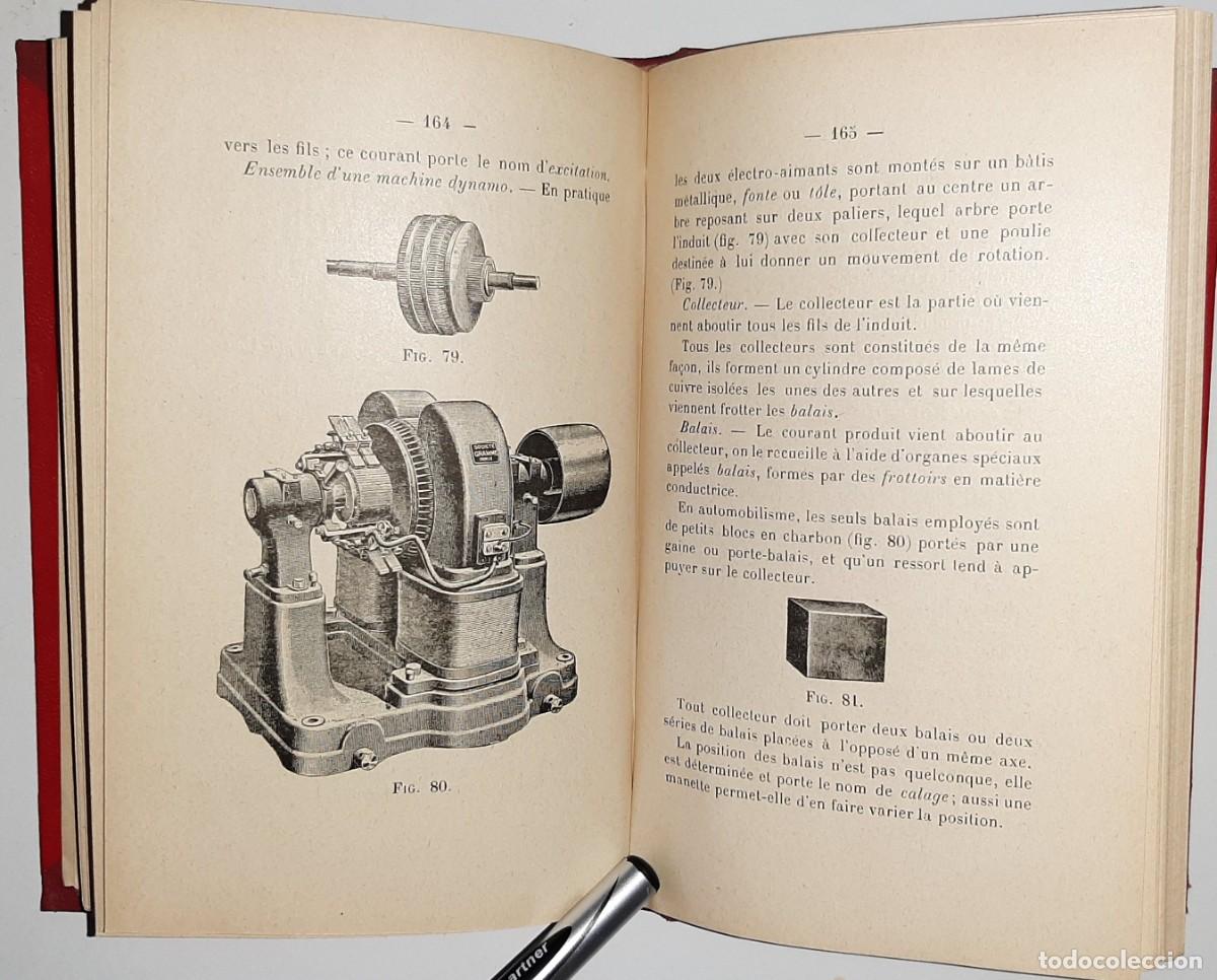 Coches y Motocicletas: Temprano manual sobre autom&oacute;viles y su mec&aacute;nica. Ilustrado. Par&iacute;s, [1899]
