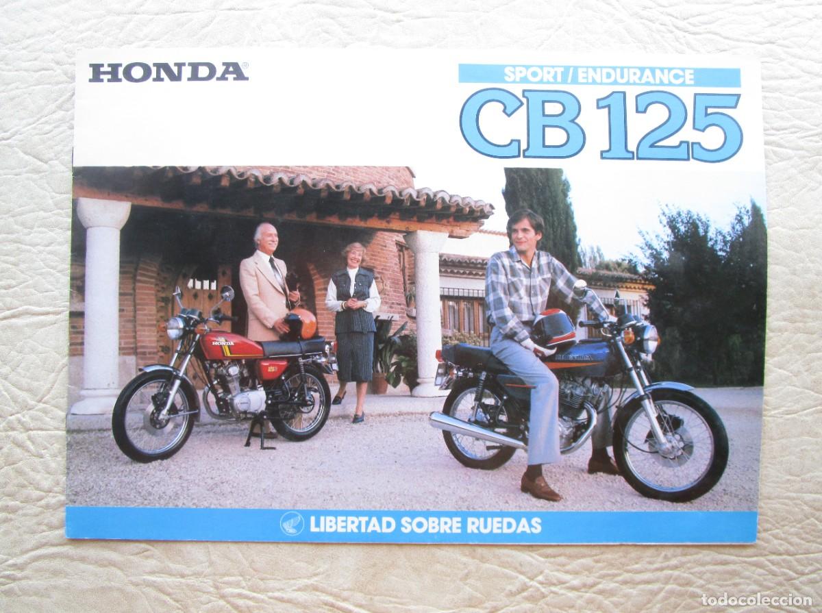 Voitures et Motocyclettes: catalogo original honda cb 125 4 paginas