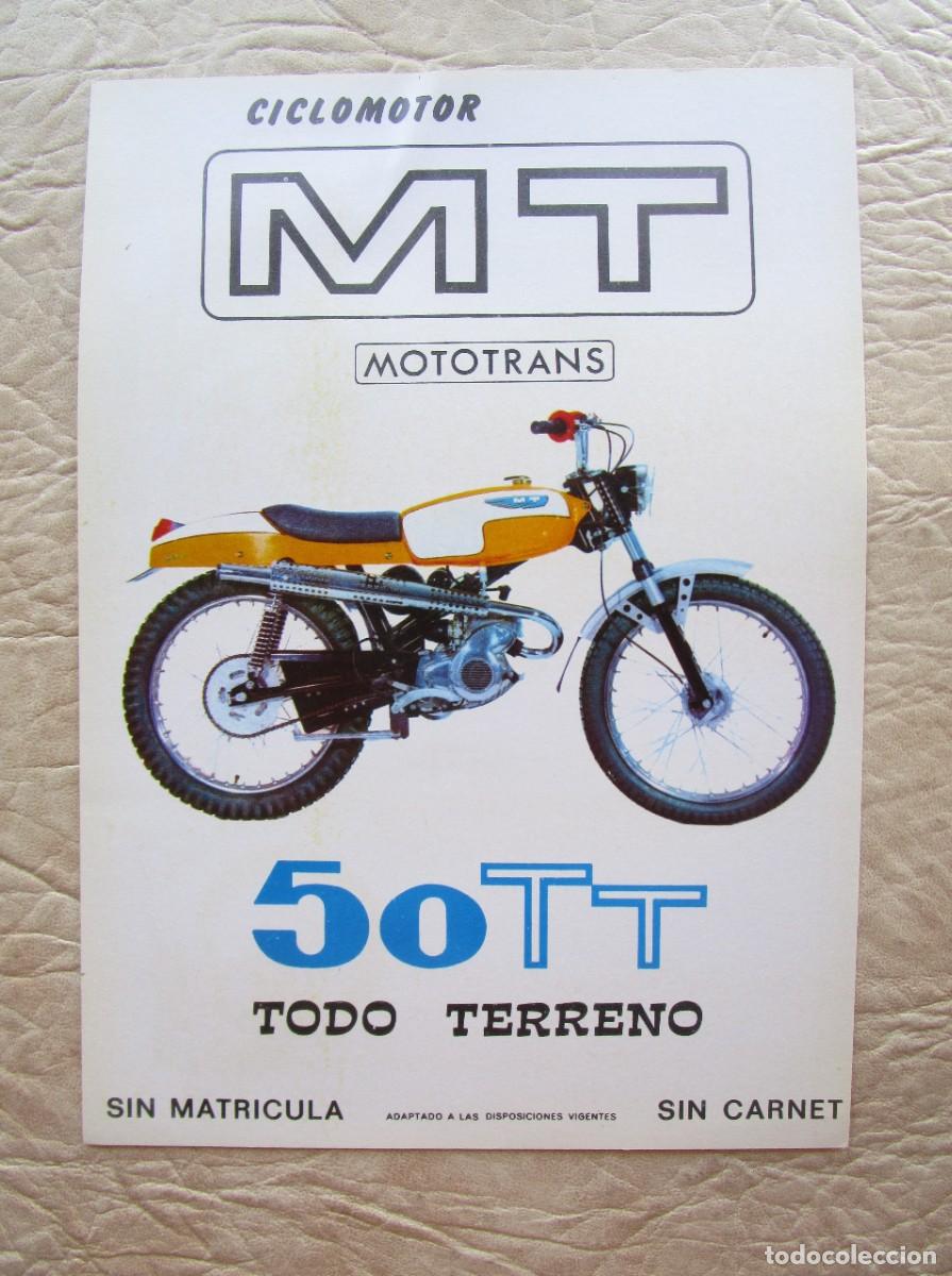 Voitures et Motocyclettes: catalogo original ciclomotor mt 50 tt mototrans