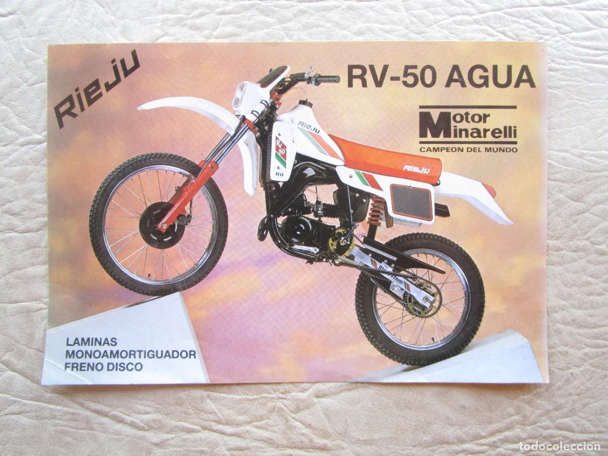 Voitures et Motocyclettes: antiguo catalogo original rieju rv 50 agua