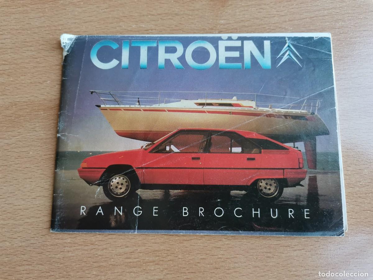 Coches y Motocicletas: Folleto cat&aacute;logo publicidad original de Citro&euml;n de mediados de los 80. En ingl&eacute;s