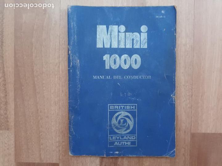Voitures et Motocyclettes: COCHE MINI 100. MANUAL DEL CONDUCTOR CATALOGO. PLAMPLONA