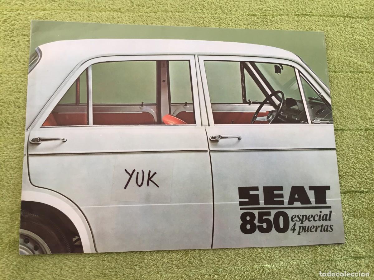 Coches y motocicletas: CATALOGO SEAT 850 ESPECIAL 4 PUERTAS 1970