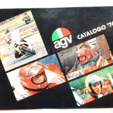 Coches y Motocicletas: CATALOGO PUBLICIDAD EQUIPACIÓN MOTOS AGV (CASCOS, GUANTES, GAFAS). AÑO 1976 - 77 VARIOS IDIOMAS