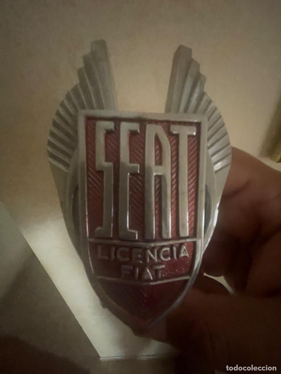 Coches y Motocicletas: Chapa Met&aacute;lica seat licencia Fiat