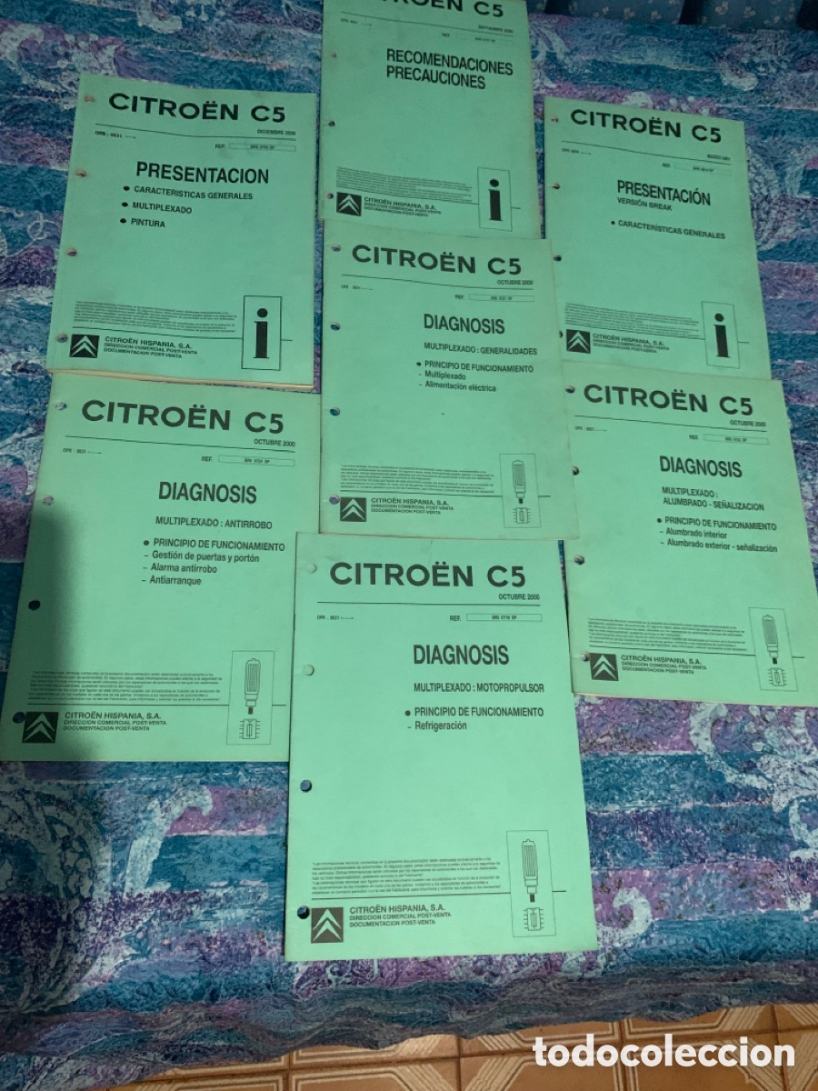 Coches y Motocicletas: Manuales de taller CITRO&Euml;N C5
