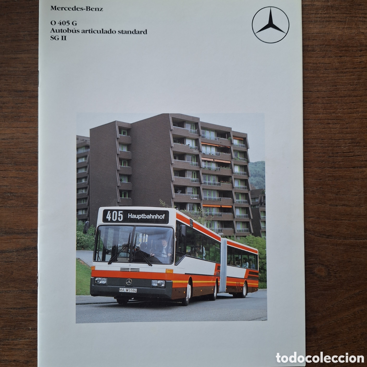 Automobili e Motociclette: Cat&aacute;logo autobus mercedes benz O 405 G