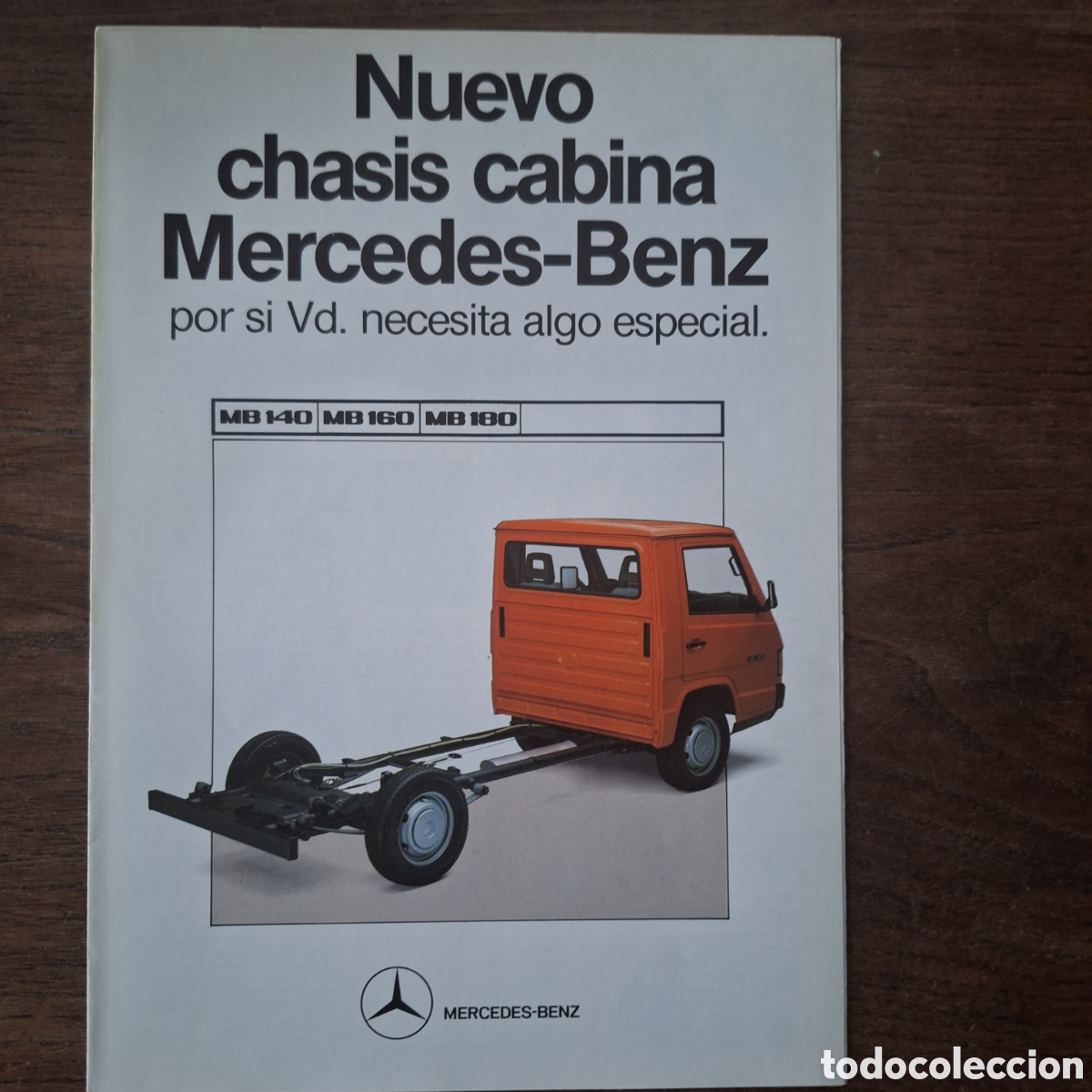 Automobili e Motociclette: Cat&aacute;logo furgoneta Mercedes benz MB 140 160 180