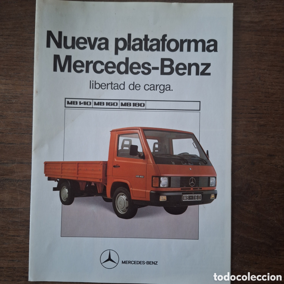 Automobili e Motociclette: Cat&aacute;logo furgoneta Mercedes benz MB 140 160 180