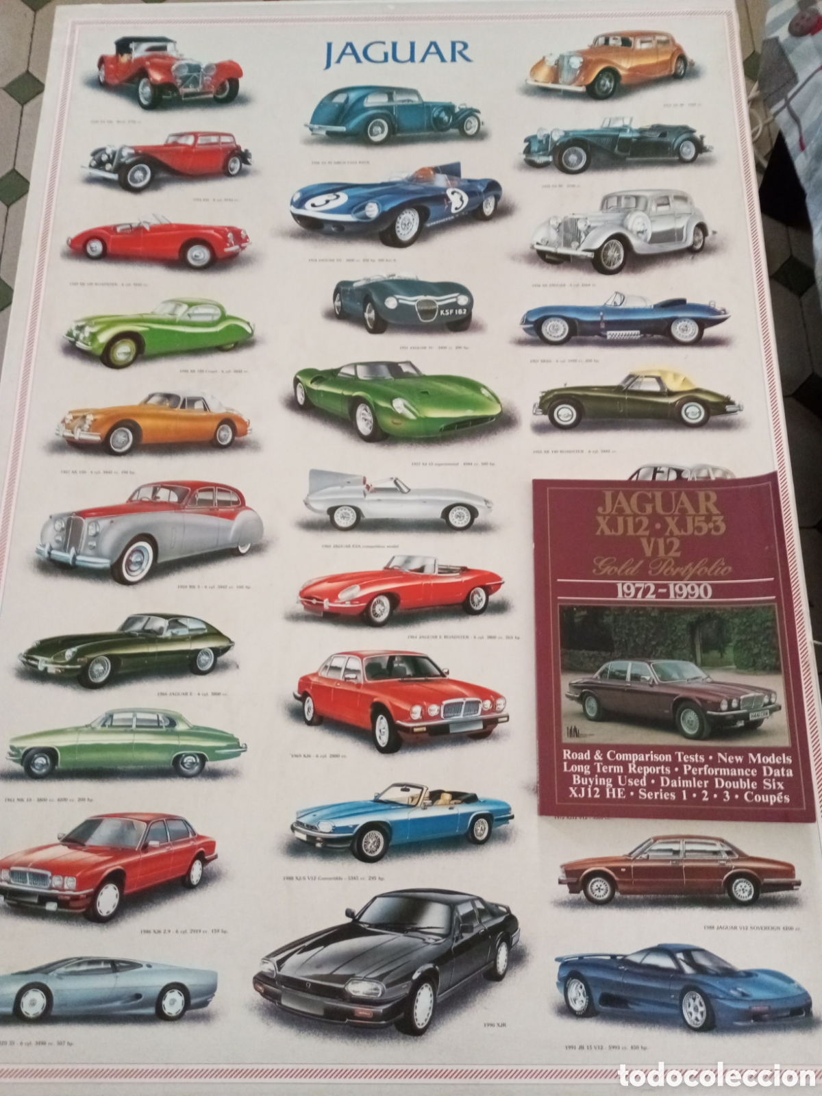 Coches y Motocicletas: Jaguar: p&oacute;ster y libro