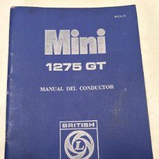 Coches y Motocicletas: MANUAL USUARIO MINI 1275 GT. 1971