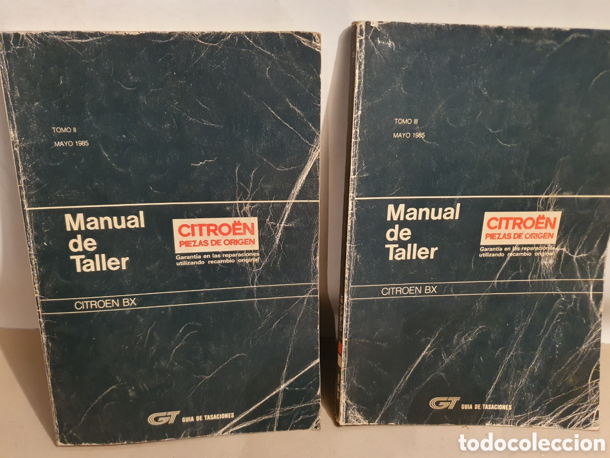 Coches y Motocicletas: CITROEN BX. MANUAL DE TALLER. TOMO II Y III. PIEZAS DE ORIGEN. 1984