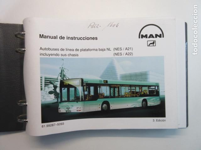 Carros e motociclos: CATALOGO MANUAL DE INSTRUCCIONES AUTOBUS MAN NL (NES/A21/A22)