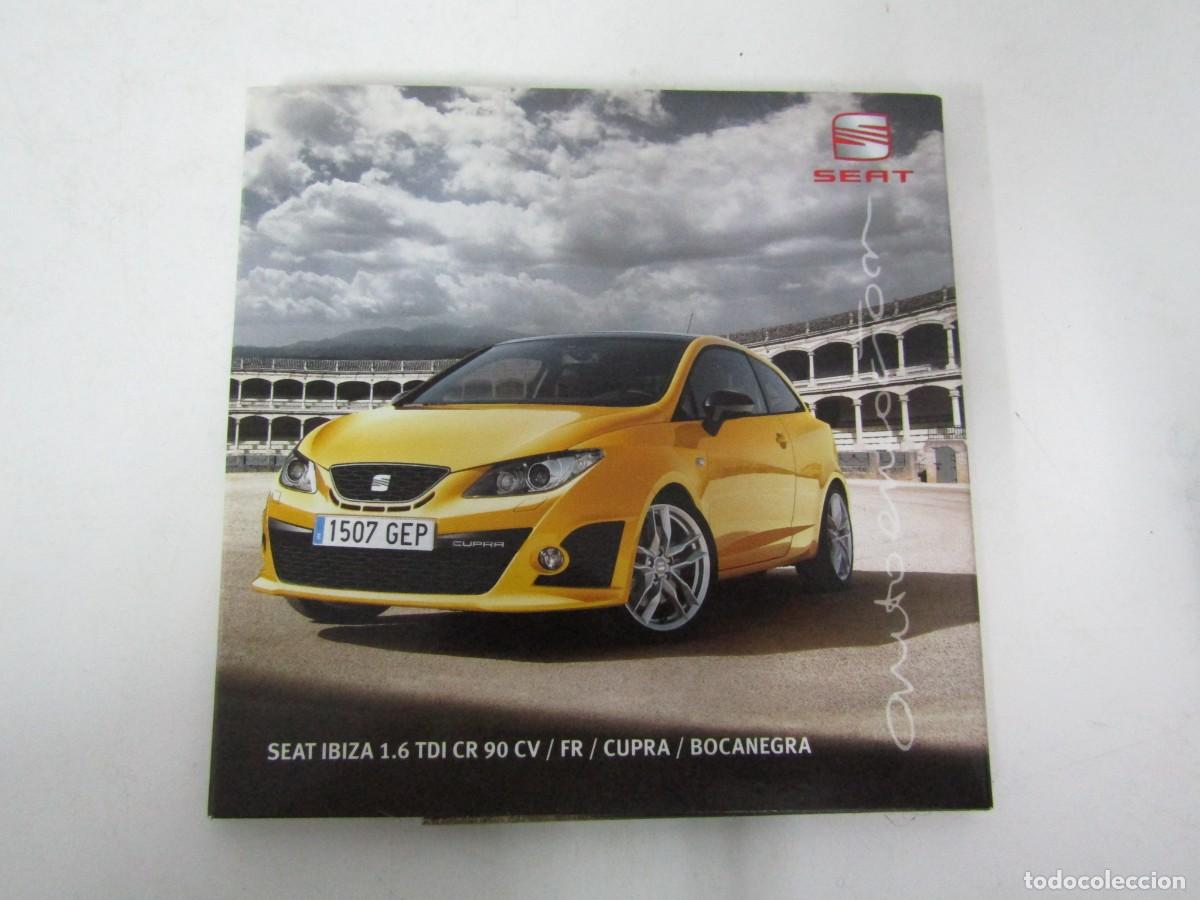 Coches y Motocicletas: DOSSIER PRENSA - PRESS KIT CATALOGO SEAT IBIZA FR - CUPRA - BOCANEGRA - 1.6 TDI CR 90 CV - 2008