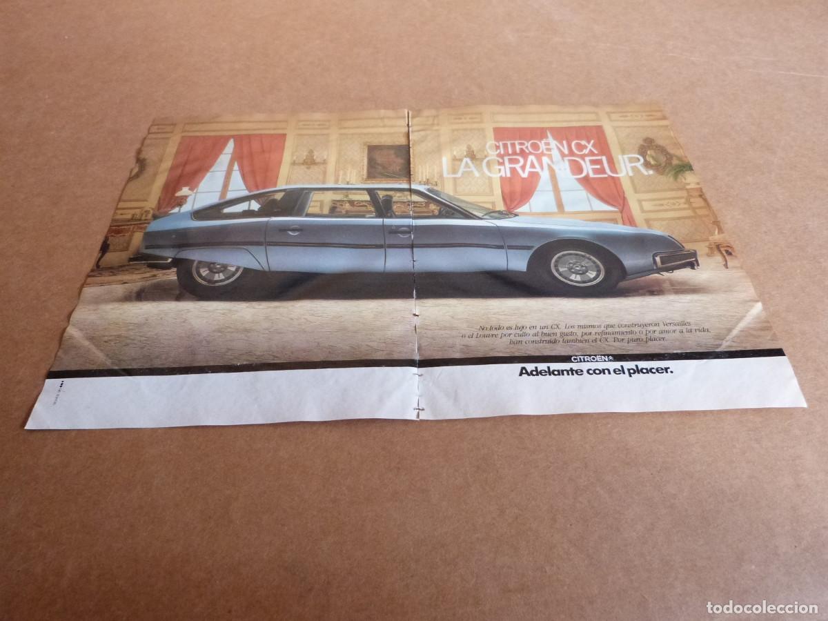 Coches y Motocicletas: Anuncio Citroen CX adelante con el placer - Publicidad de los a&ntilde;os 80