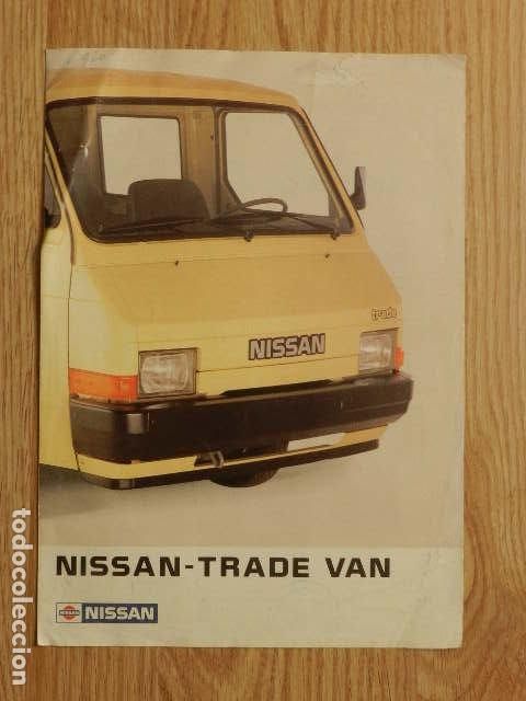 Carros e motociclos: Folleto catalogo publicidad original NISSAN Trade Van a&ntilde;o 1988