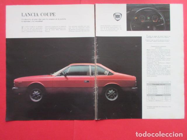Coches y Motocicletas: PUBLICIDAD 1979 - REF: TRI_01_MOTOR - LEER INTERIOR - LANCIA COUPE