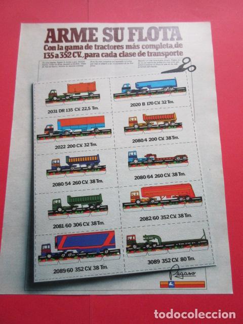 Coches y motocicletas: PUBLICIDAD 1976 - REF: TRI_01_MOTOR - LEER INTERIOR - PEGASO TRACTORAS 2031 2020 2022 2080 2081 2082